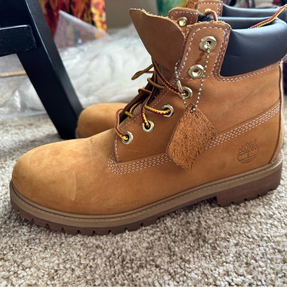 Tan Timberlands